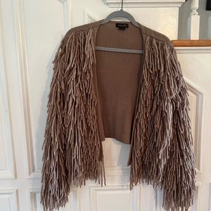 Mauve sweater jacket
